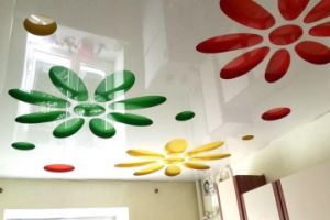 3d natyazhnoy potolok s perforatsiyey reznoy