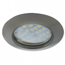 Светильник Ecola Light MR16 DL92 GU5.3 встр. выпуклый Черный Хром 30x80