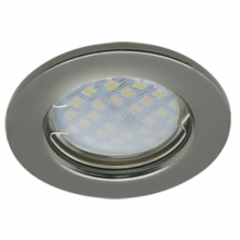 Светильник Ecola Light MR16 DL90 GU5.3 встр. плоский Черный Хром 30x80