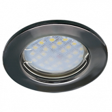 Светильник Ecola Light MR16 DL90 встраиваемый плоский Черный Хром 30x80 - 2 pack