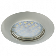 Светильник Ecola Light MR16 DL92 GU5.3 встр. выпуклый Сатин-Хром 30x80
