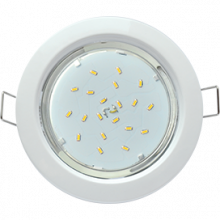 Встраиваемый потолочный светильник Ecola GX53 H4 220V GX53 белый 38x106