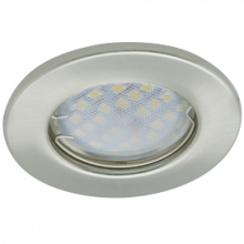 Светильник Ecola Light MR16 DL90 GU5.3 встр. плоский Сатин-Хром 30x80