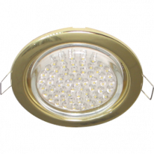 Ecola GX53 H4 светильник встраив. без рефл. gold   38х106 - 2 pack