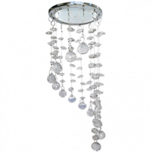 Ecola GX53 H4 5354 Glass Круг "Хрустальная нить" Прозрачный / Хром 330x105 (к+)