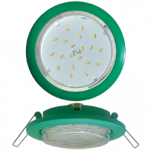 Ecola GX53 5355 Встраиваемый Легкий Зеленый (светильник) 25x106