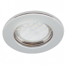 Светильник Ecola Light MR16 DL90 GU5.3 встр. плоский Хром 30x80