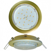 Ecola GX53 5355 Встраиваемый Легкий Золото (светильник) 25x106