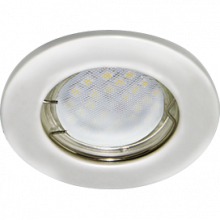 Светильник Ecola Light MR16 DL90 встраиваемый плоский Перламутровое серебро 30x80 - 2 pack