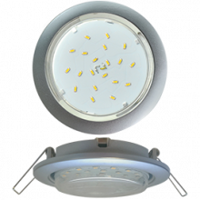 Ecola GX53 5355 Встраиваемый Легкий Серебро (светильник) 25x106